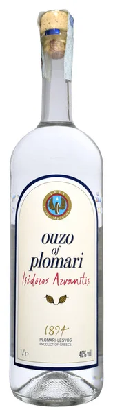 Distillate Ouzo Of Plomari — Stock Photo, Image