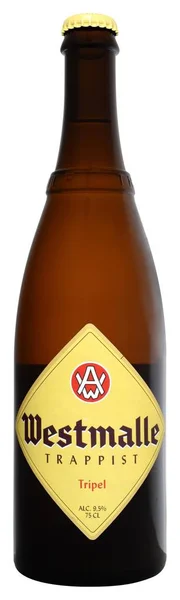 Fonte Венеція Італія 2018 Лютого Пляшка Бельгійського Пива Westmalle Tripel — стокове фото