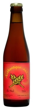 Fonte, Venice, İtalya - 2018 Mart. Bir Belçika bira Authentique Ambree 33cl, % 5 Vol.