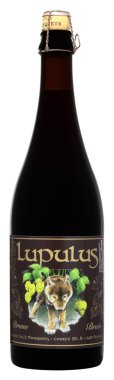 Fonte, Venice, İtalya - 2018 olabilir. Bir Belçika bira otu Brune 75cl, %8,5 Vol.