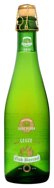 Fonte Венеція Італія Може 2018 Пляшка Бельгійського Пива Oud Beersel — стокове фото