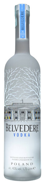 VENICE, ITALY - March 2020. Bottle of Vodka Belvedere 1,75 liters,, 40% Vol
.