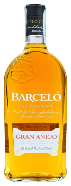 Venedik Talya Mart 2020 Bir Şişe Rum Barcelo Gran Anejo — Stok fotoğraf