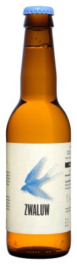 Venedik, İtalya - Mart 2020. Bir şişe Belçika Birası Siphon Zwaluw Rye Oturum Ale 33cl,% 3,3 Vol.