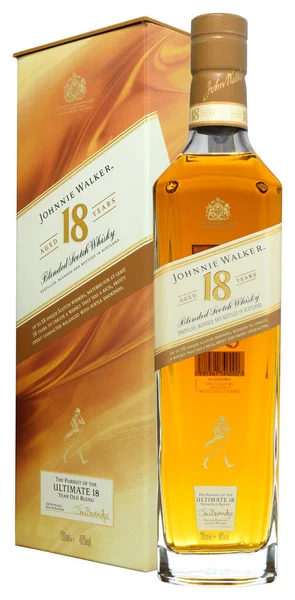 Venedik Talya Mayıs 2020 Bir Şişe Scotch Whisky Johnnie Walker — Stok fotoğraf