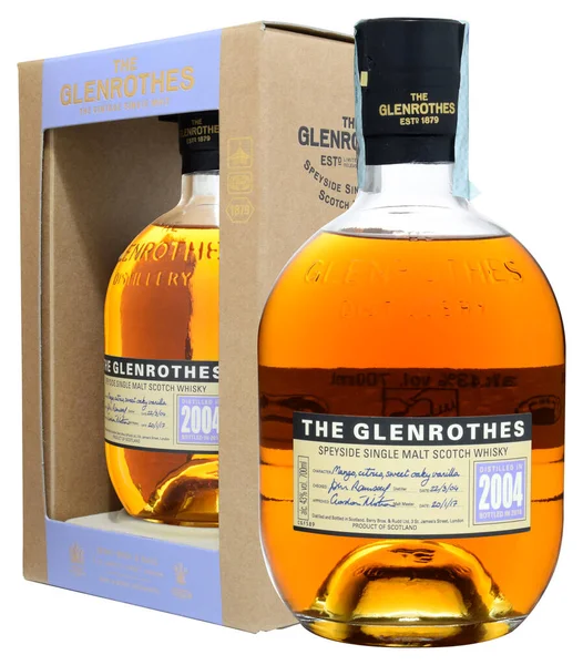 Venice Italy May 2020 Bottle Scotch Whisky Glenrothes 2004 70Cl — Stock Photo, Image