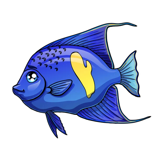 Beyaz Mavi balık Arap melek