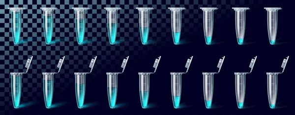 Tüp çok renkli şeffaf olarak ayarla