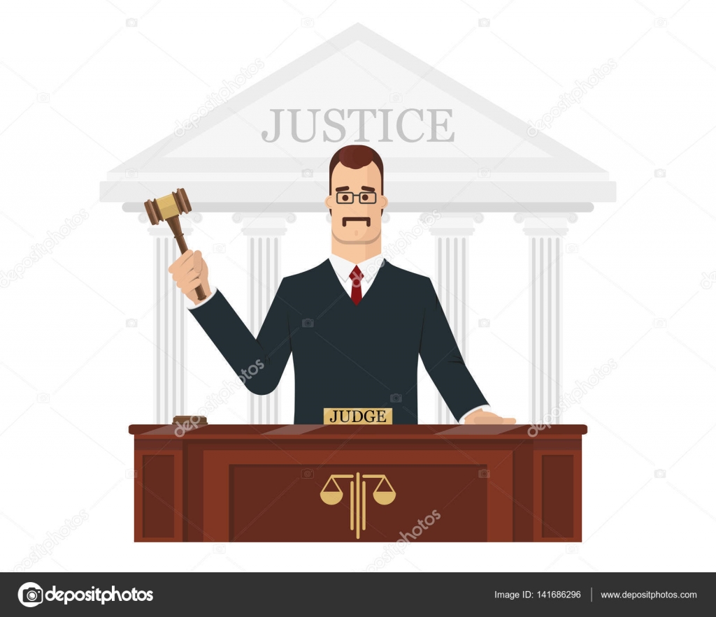 Image vectorielle Juge avec marteau par ©Colorfulworld86.yandex.ru -  141686296, image size:1024x883