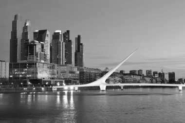 Buenos Aires - 2 Aralık 2015: Puerto Madero, Bu gece görünümü