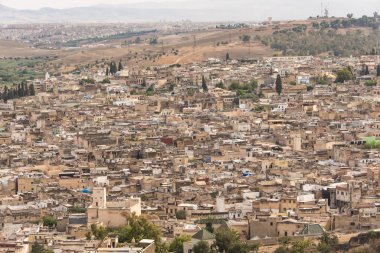 Fes, Fas, Kuzey Afrika 'nın genel manzarası