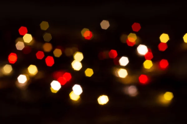 Abstrakter verschwommener Hintergrund glühender Lichter — Stockfoto