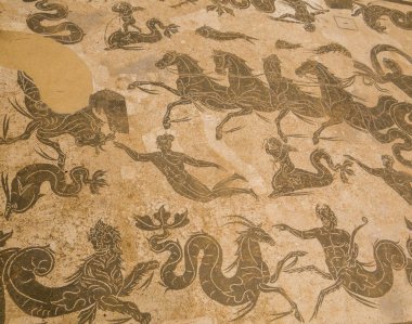 Neptün Hamamları, Ostia Antica, Roma, İtalya 