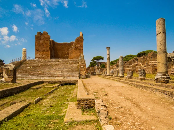 Ostia Antica Roma Itália — Fotografia de Stock