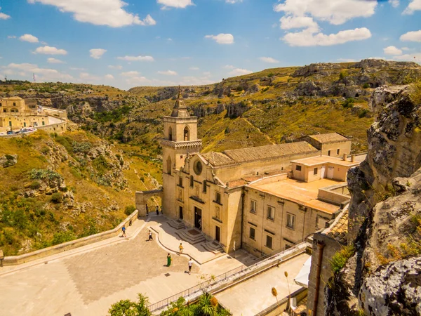 San Pietro Caveoso Church, Matera, Italy — 스톡 사진