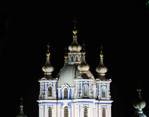 Смольный собор, Санкт-Петербург, Россия — стоковое фото