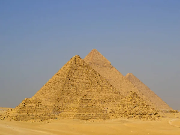 Piramides van giza, Egypte — Stockfoto