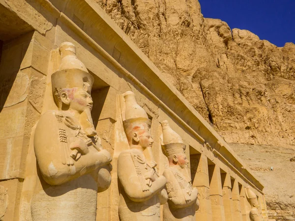 Mortuární chrám Hatšepsut v Luxor, Egypt — Stock fotografie