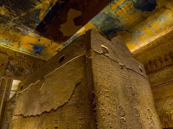 Tomb of King Ramses IV, Valley of the Kings, Luxor, Egypt — Stock Photo, Image