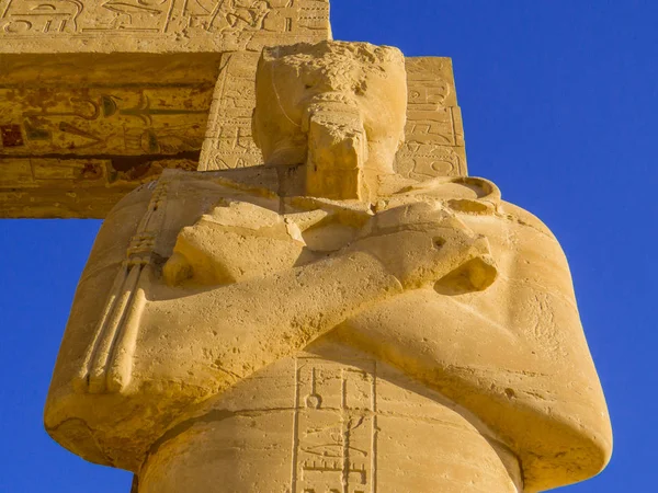 Ramesseum Tempel, Luxor, Egypte — Stockfoto