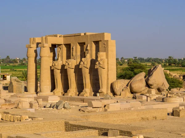 Ramesseum Temple, Λούξορ, Αίγυπτος — Φωτογραφία Αρχείου