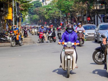 Hanoi, Vietnam 'da trafik 
