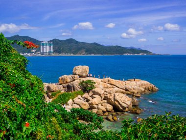 Nha Trang, Vietnam 'daki Hon Chong Promontory manzarası 