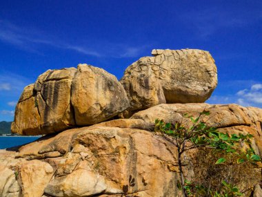 Nha Trang, Vietnam 'daki Hon Chong Promontory manzarası 