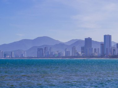 Nha Trang, Vietnam 'ın ufuk çizgisi 