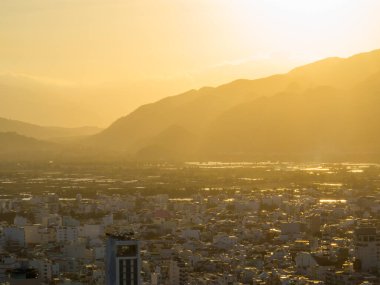 Nha Trang, Vietnam 'da günbatımı görüntüsü
