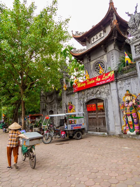 Hanoi Vietnam December 2019 Kilátás Kim Son Pagoda Régi Város — Stock Fotó