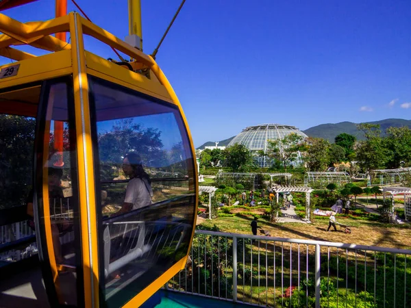 Nha Trang Vietnam Prosince 2019 Pohled Kolečko Zábavním Parku Vinpearl — Stock fotografie