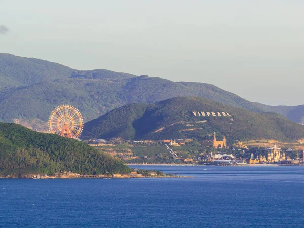 Nha Trang Vietnam December 2019 View Vinpearl Amusement Park Hon — 스톡 사진