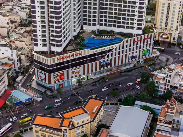 Nha Trang Vietnam December 2019 Aerial View Vincom Plaza Shopping — Stock Photo, Image