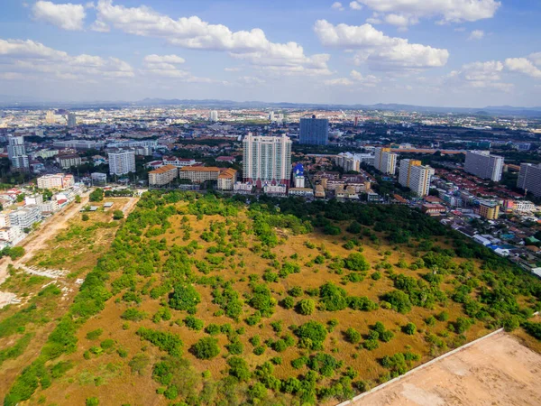 泰国帕塔亚Jomtien地区的空中景观 — 图库照片