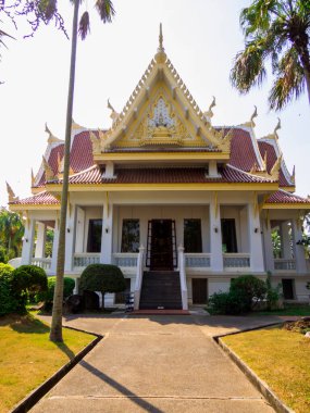 Pattaya, Tayland 'daki Wat Yansangwararam kompleksindeki Budist Tapınağı