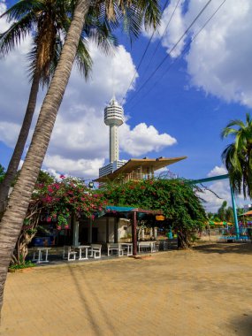 Pattaya, Tayland - 31 Aralık 2019: Pattaya Kulesi Parkı.