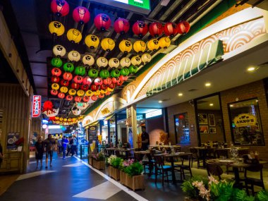 Pattaya, Tayland - 5 Ocak 2020: Yeni Terminal 21 alışveriş merkezinin içi.