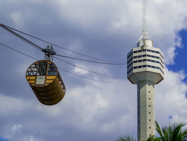 Pattaya Thailand December 2019 Zicht Pattaya Tower Kabelbaan — Stockfoto