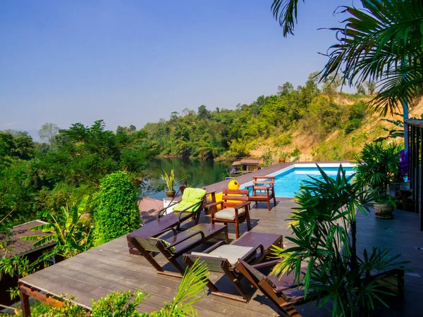 Kanchanaburi Tayland Ocak 2020 Sweet Garden River Kwai Resort Açık — Stok fotoğraf