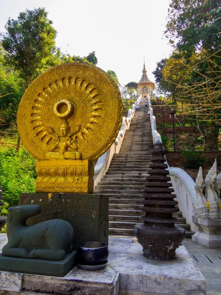 View Phra Maha Mondop Phutthabat Temple Pattaya Thailand — Stock Photo, Image