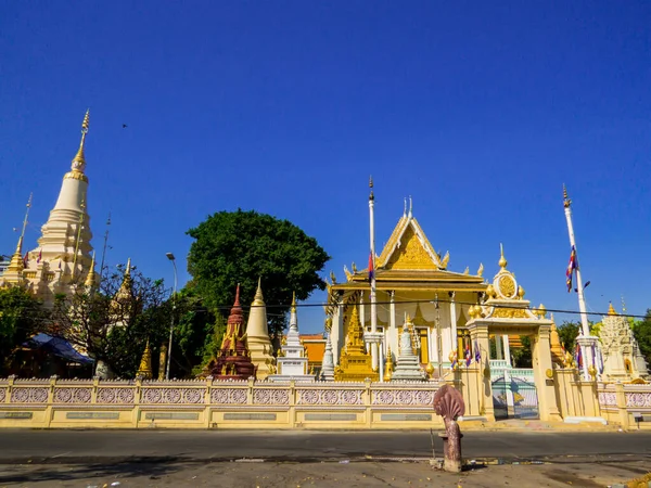 Vue Pagode Botumvatey Preah Vihear Wat Botum Vatey Cambodge Phnom — Photo