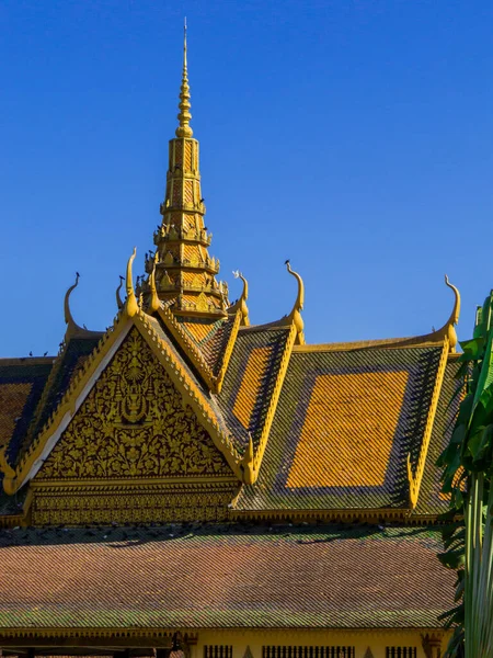 Vue Palais Royal Cambodge Phnom Penh — Photo