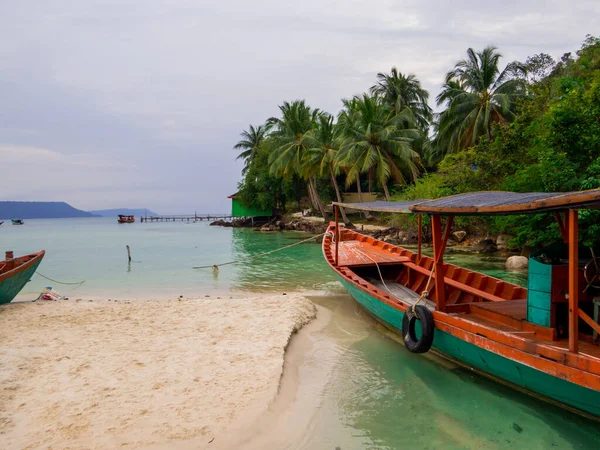 Vista Del Sok San Village Isla Koh Rong Camboya — Foto de Stock