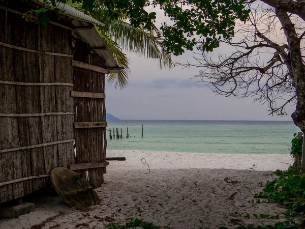 Kilátás Strandra Sok San Village Koh Rong Sziget Kambodzsa — Stock Fotó