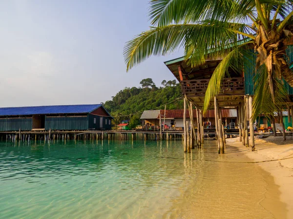 Vista Playa Sok San Village Isla Koh Rong Camboya — Foto de Stock