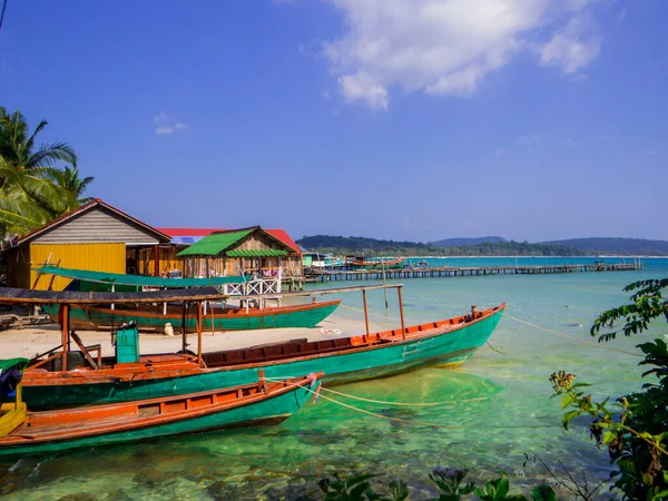 Vue Village Sok San Sur Île Koh Rong Cambodge — Photo