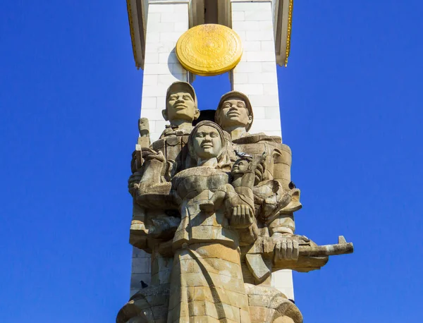 柬埔寨 2020年1月9日 越南友好纪念碑 — 图库照片