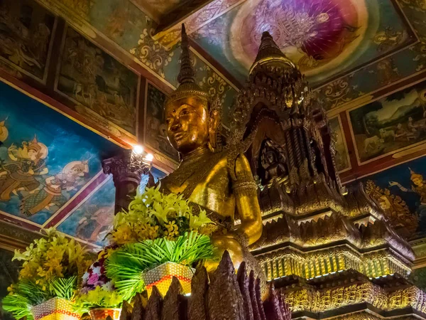 Phnom Penh Cambodia January 2020 View Interior Wat Phnom — Stock Photo, Image