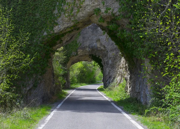 Tunel, podróż w Huesca — Zdjęcie stockowe